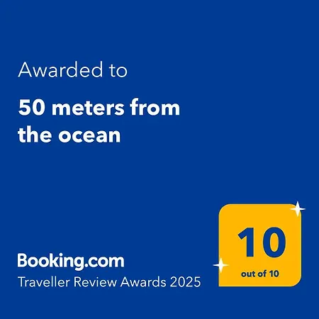 50 Meters From The Ocean Appartement *